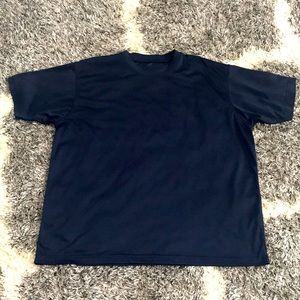ULTRA CLUB COOL & DRY DARK BLUE 100% POLYESTER TSHIRT